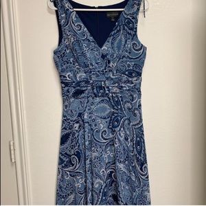 Connected Apparel blue dress